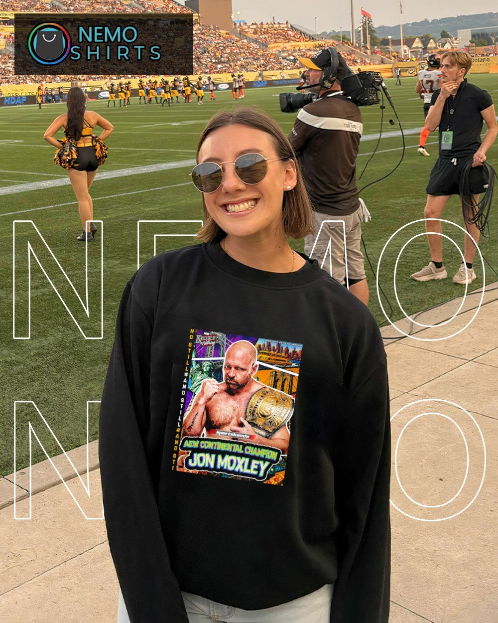 Jon Moxley AEW Continental champion Double or Nothing shirt