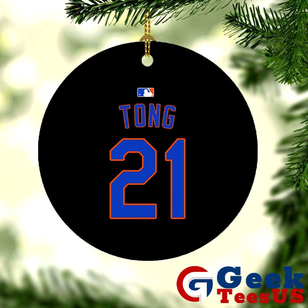 Jonah Tong number 21 New York Mets baseball T-shirt