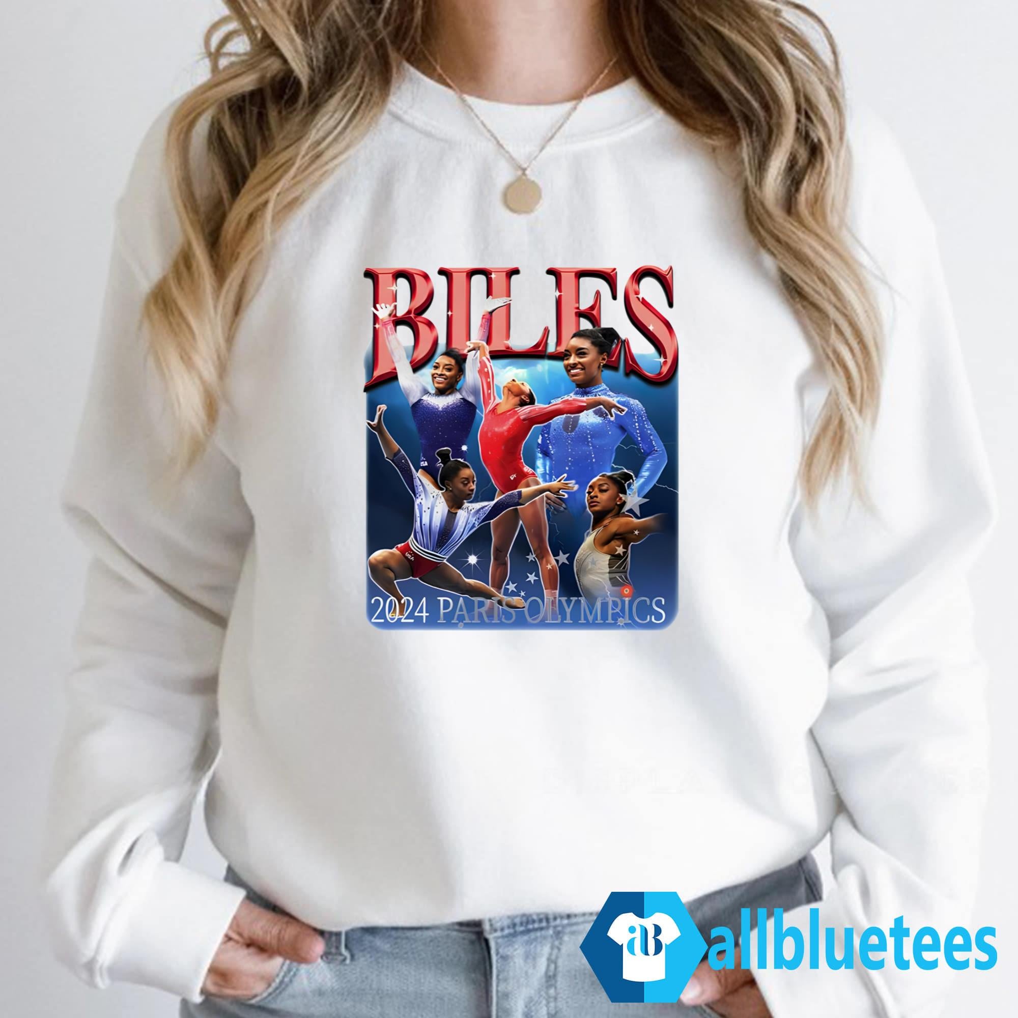 Jonathan Owens Biles 2024 Paris Olympics Shirt