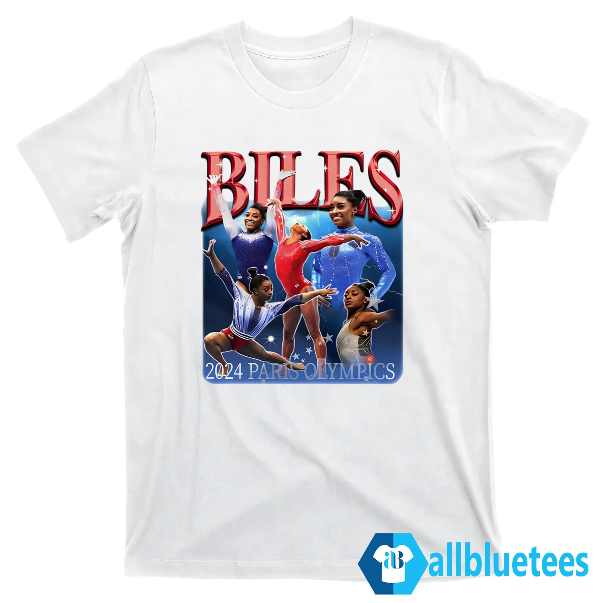Jonathan Owens Biles 2024 Paris Olympics Shirt
