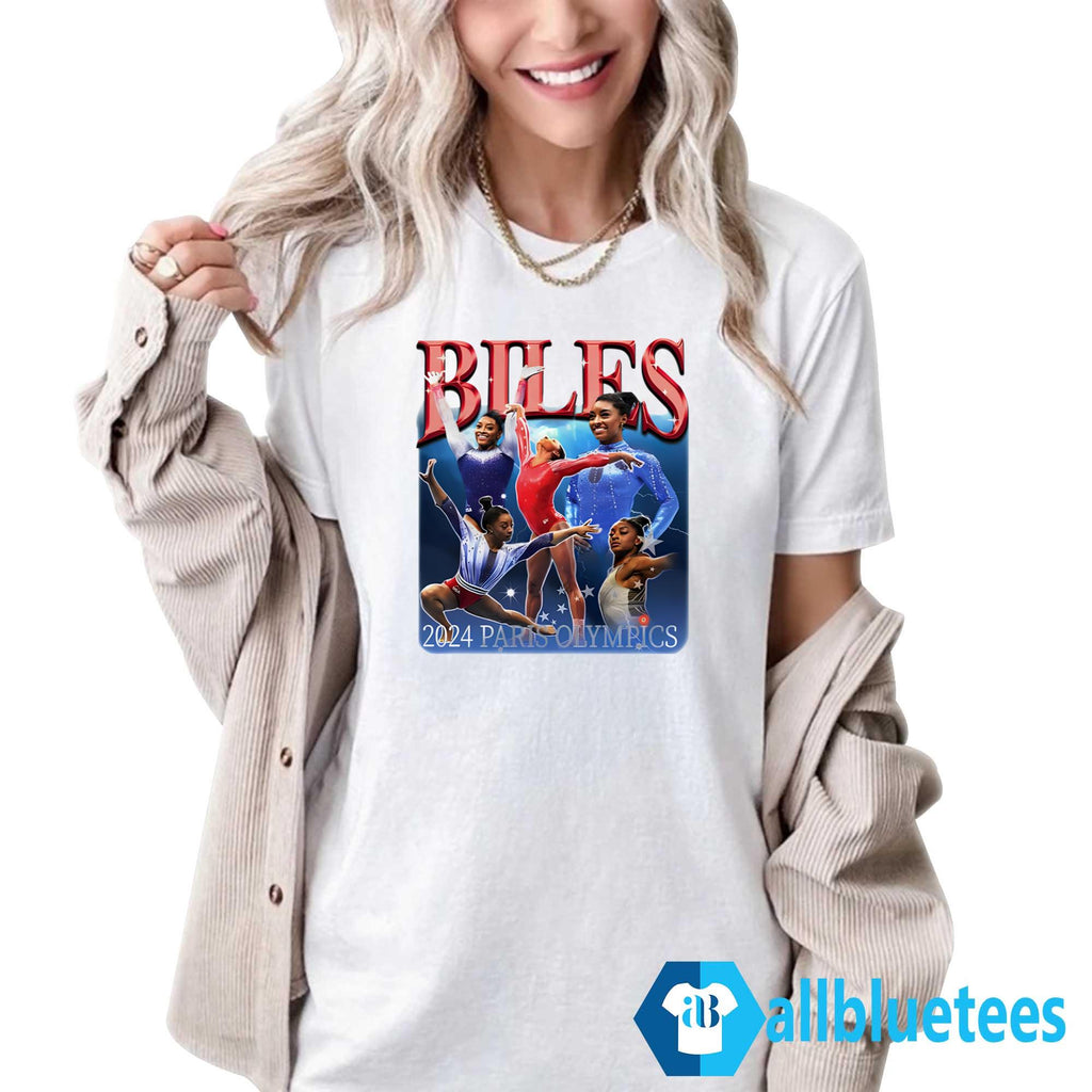 Jonathan Owens Biles 2024 Paris Olympics Shirt