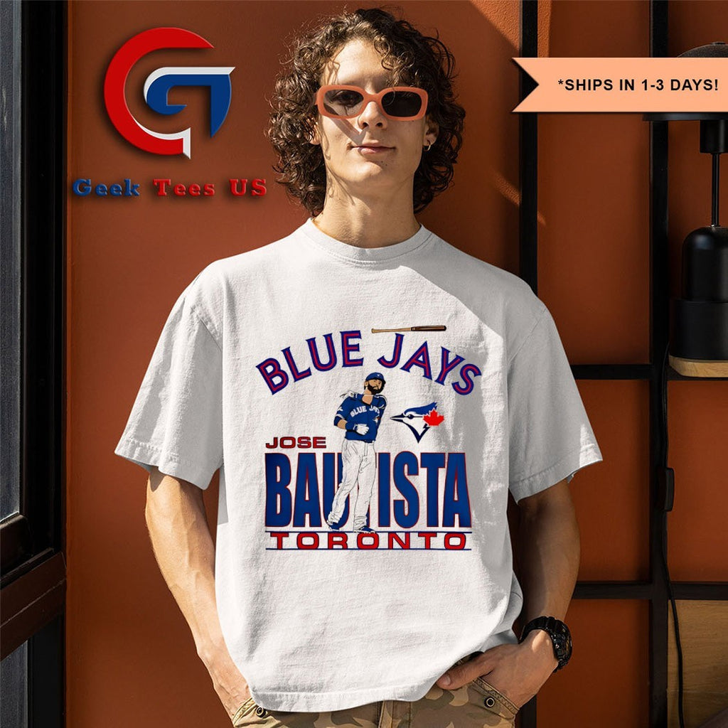 Jose Bautista Toronto Blue Jays baseball Cooperstown shirt