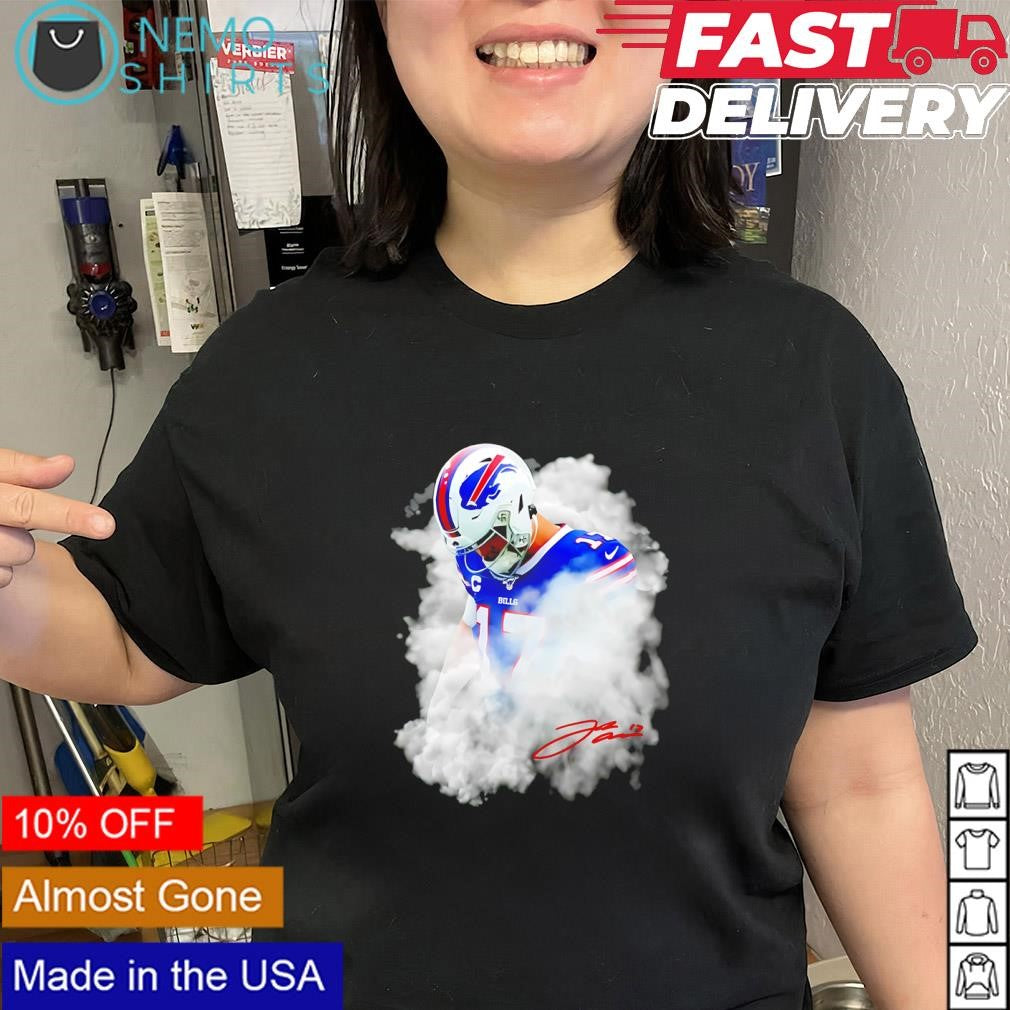 Josh Allen Buffalo Bills up in smoke signature shirt