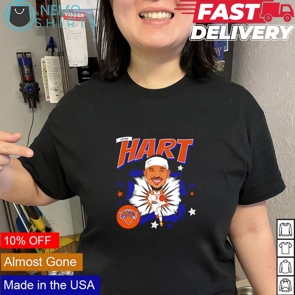 Josh Hart New York Knicks caricature graphic shirt