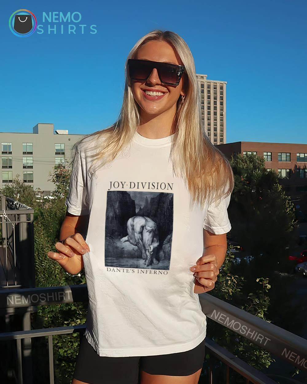 Joy Division Dante’s inferno Gustave Dore engraving shirt