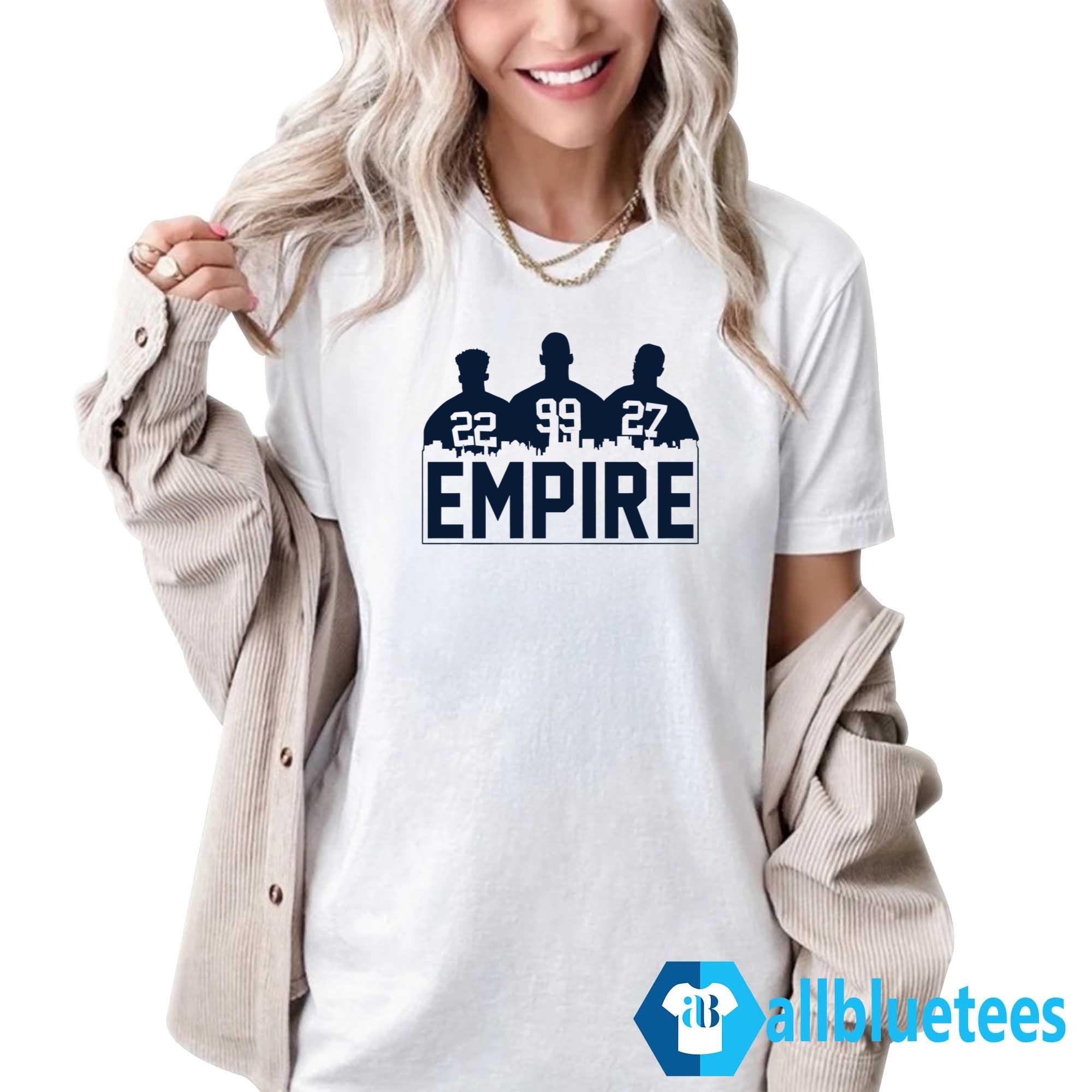 Juan Soto Aaron Judge And Giancarlo Stanton Empire Shirt