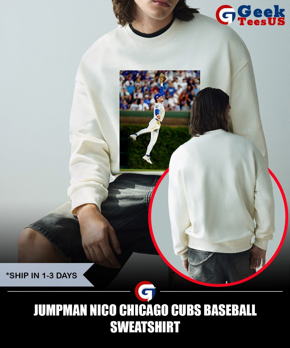 Jumpman Nico Chicago Cubs baseball shirt
