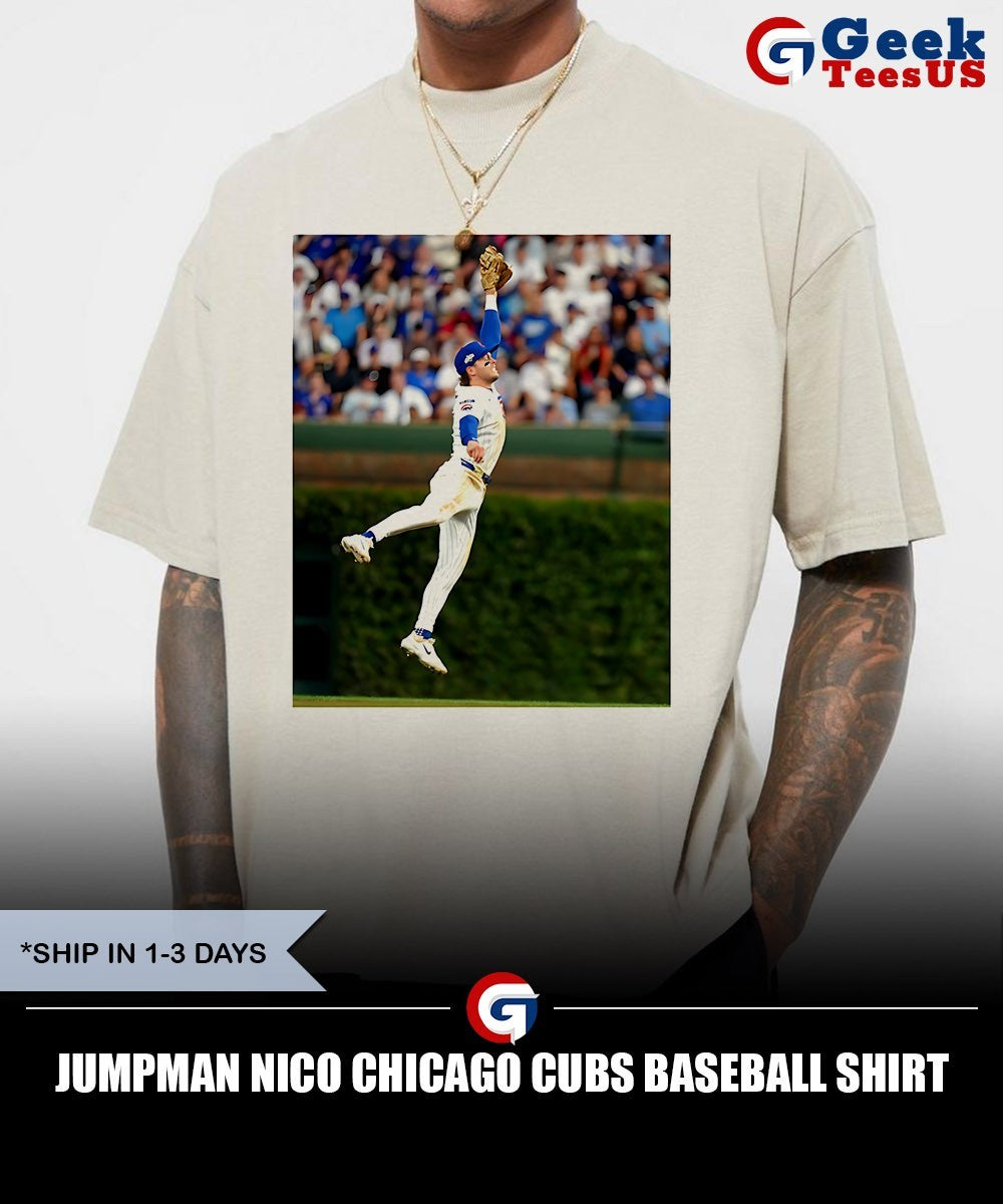 Jumpman Nico Chicago Cubs baseball shirt