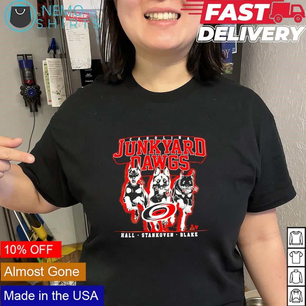 Junkyard Dawgs Carolina Hurricanes players Stankoven Hall Blake shirt