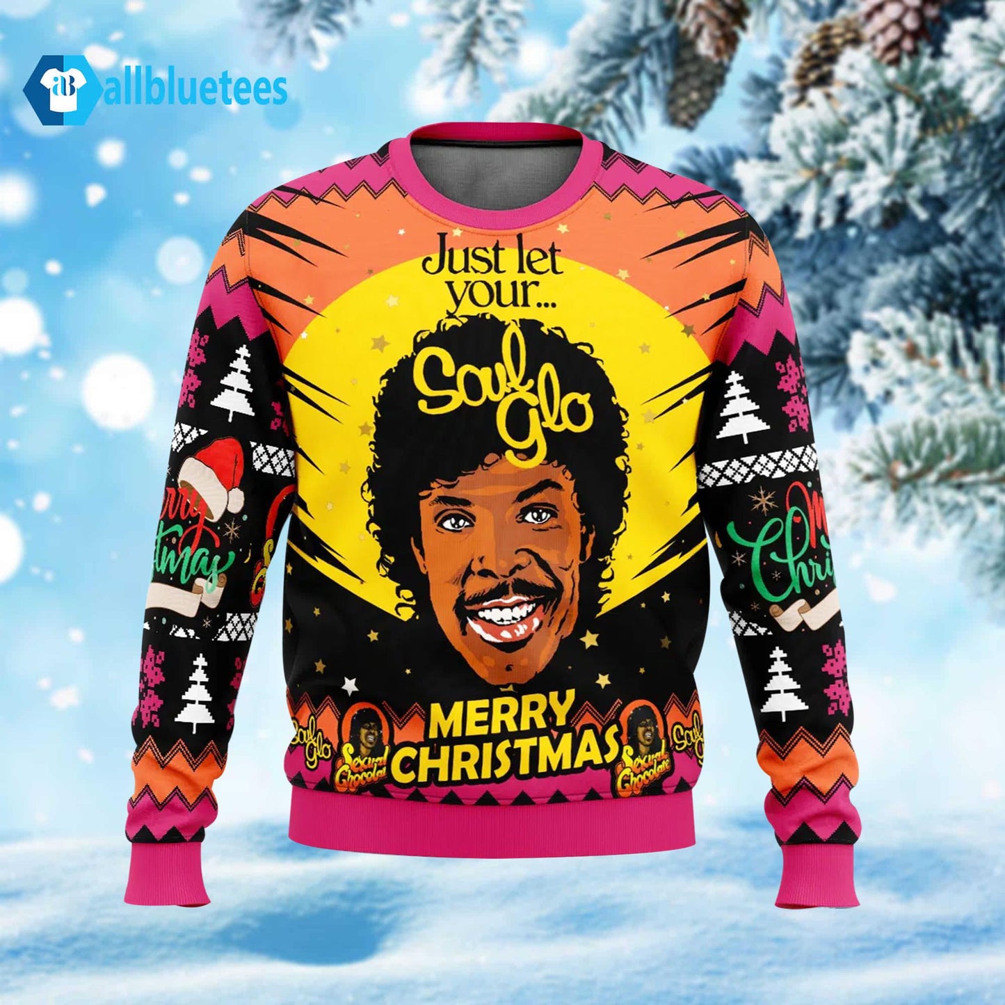 Just Let Your Soul Glo Ugly Christmas Sweater