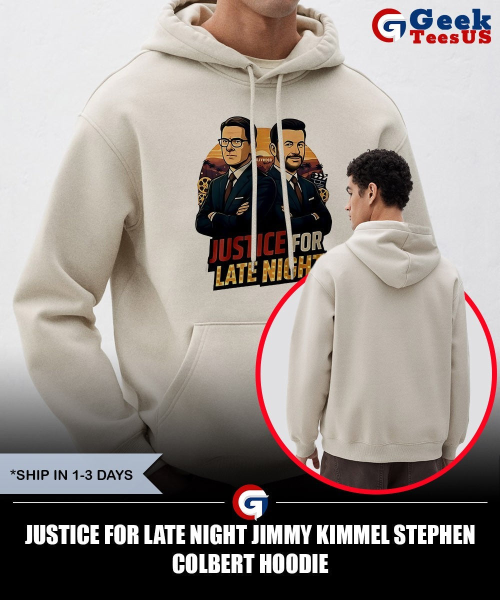 Justice for Late Night Jimmy Kimmel Stephen Colbert shirt