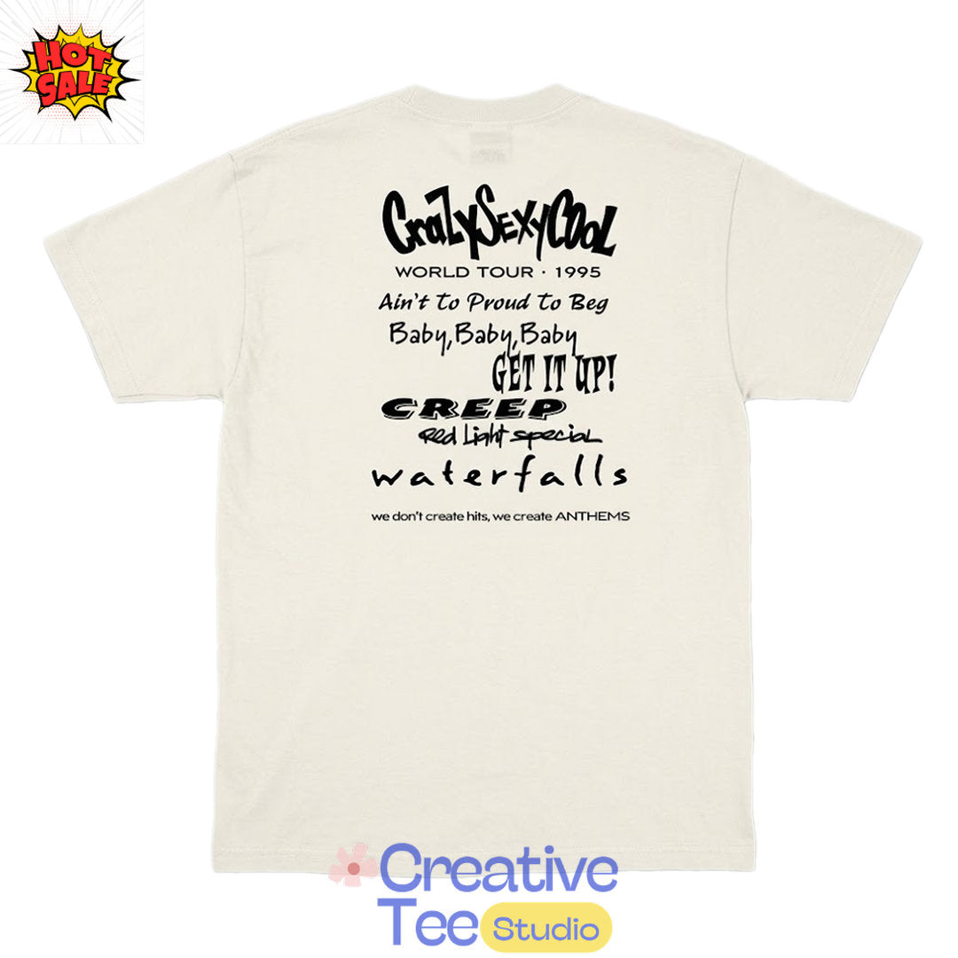 Justin Bieber 1995 TLC Crazysexycool World Tour T-Shirt