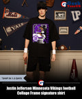 Justin Jefferson Minnesota Vikings football Collage Frame signature shirt