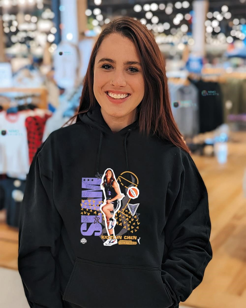 Kaitlyn Chen Golden State Valkyries WNBA player shirt