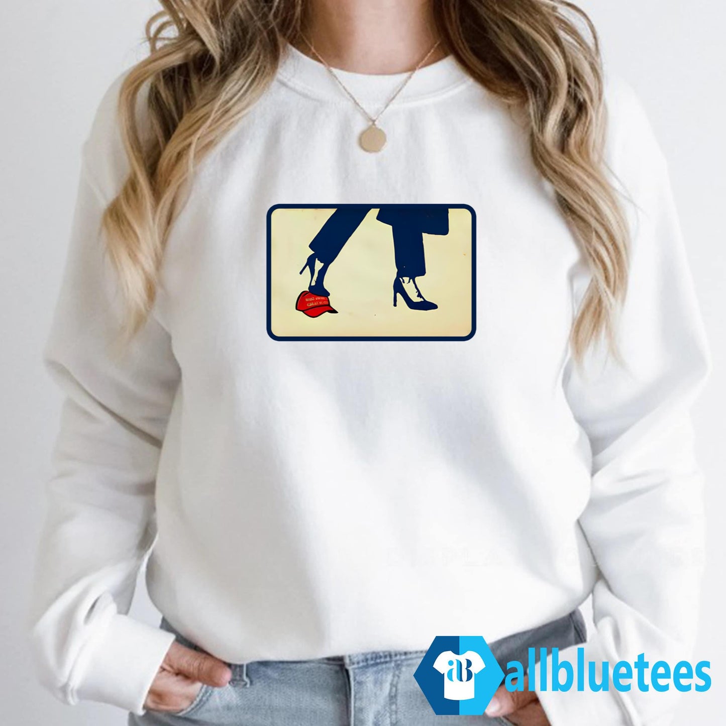 Kamala 2024 Anti-Maga High Heels Step On Red Hat Shirt