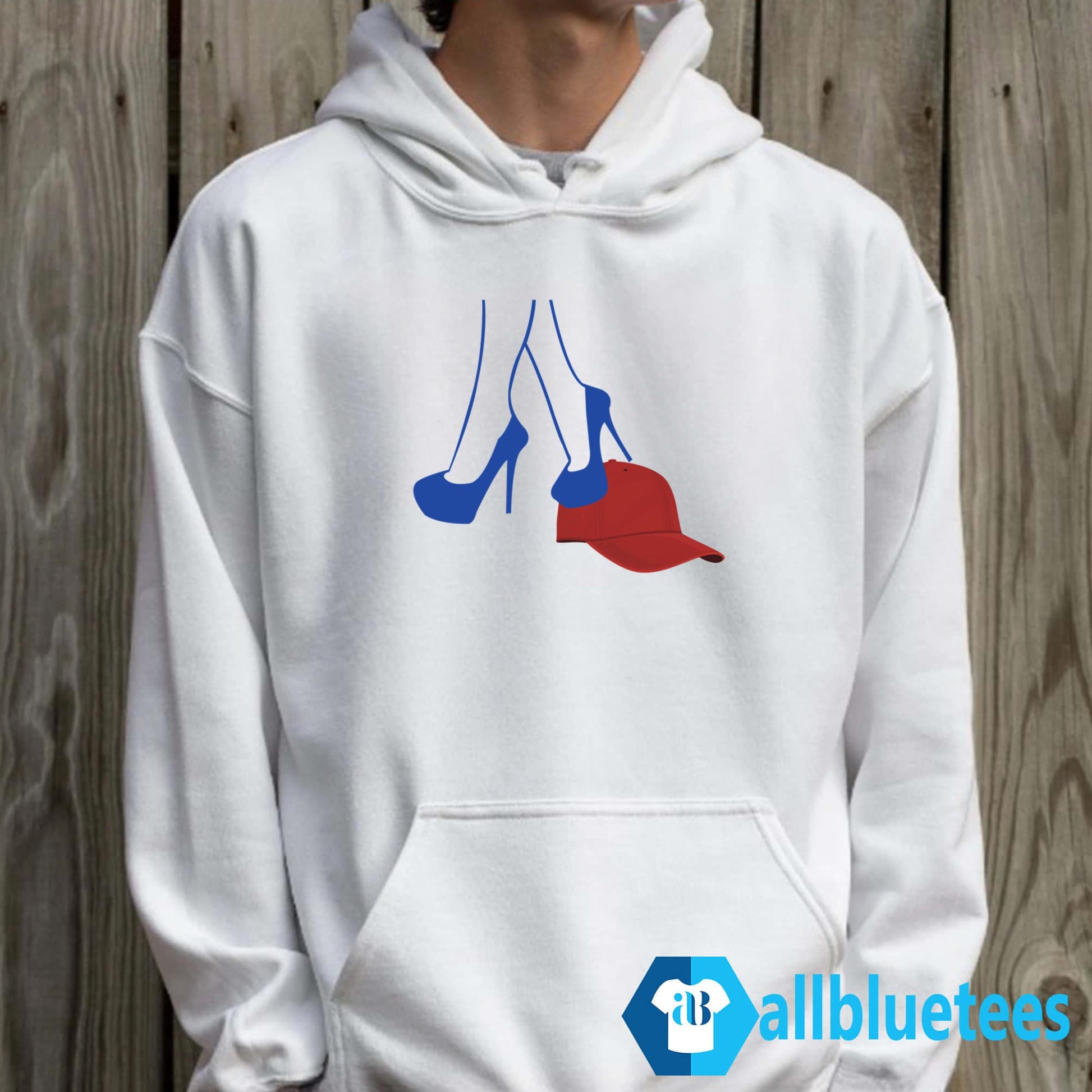 Kamala Harris Heels Stepping On Red Hat Shirt