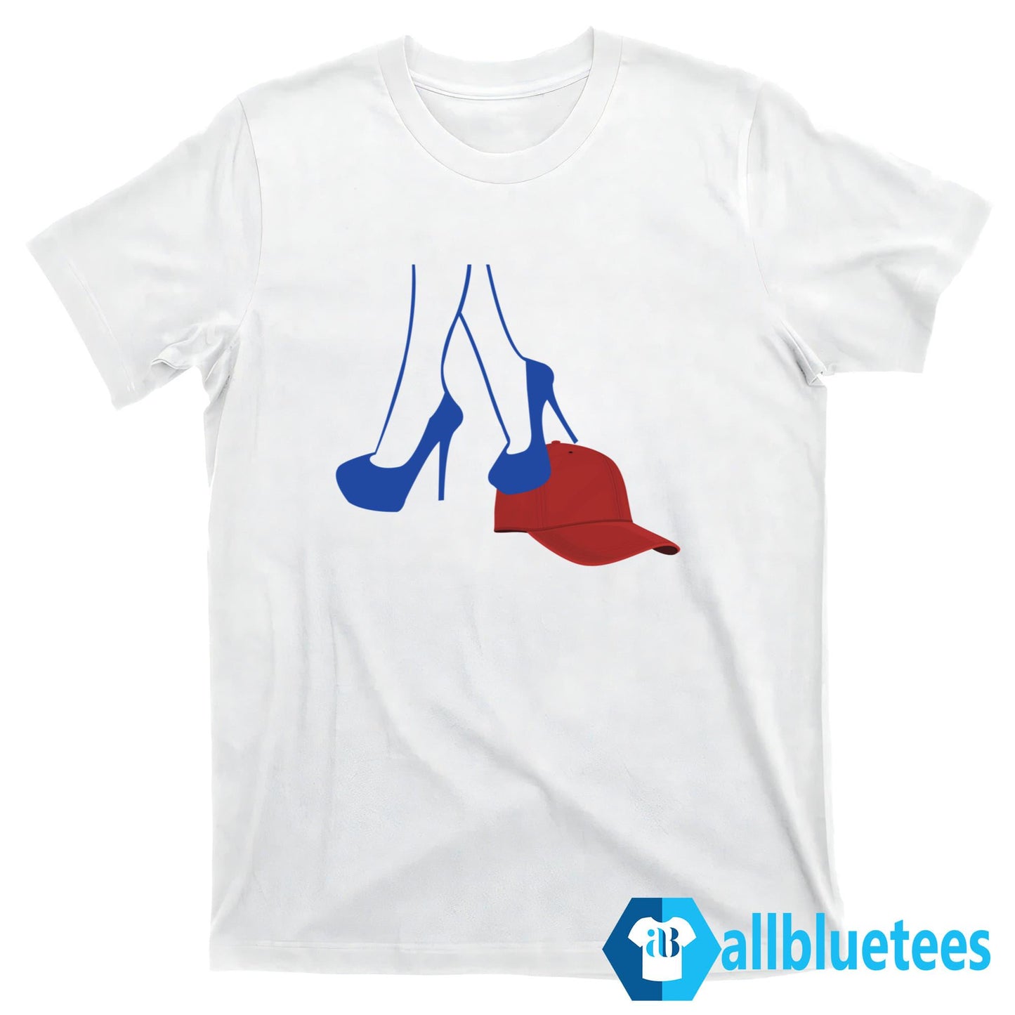 Kamala Harris Heels Stepping On Red Hat Shirt