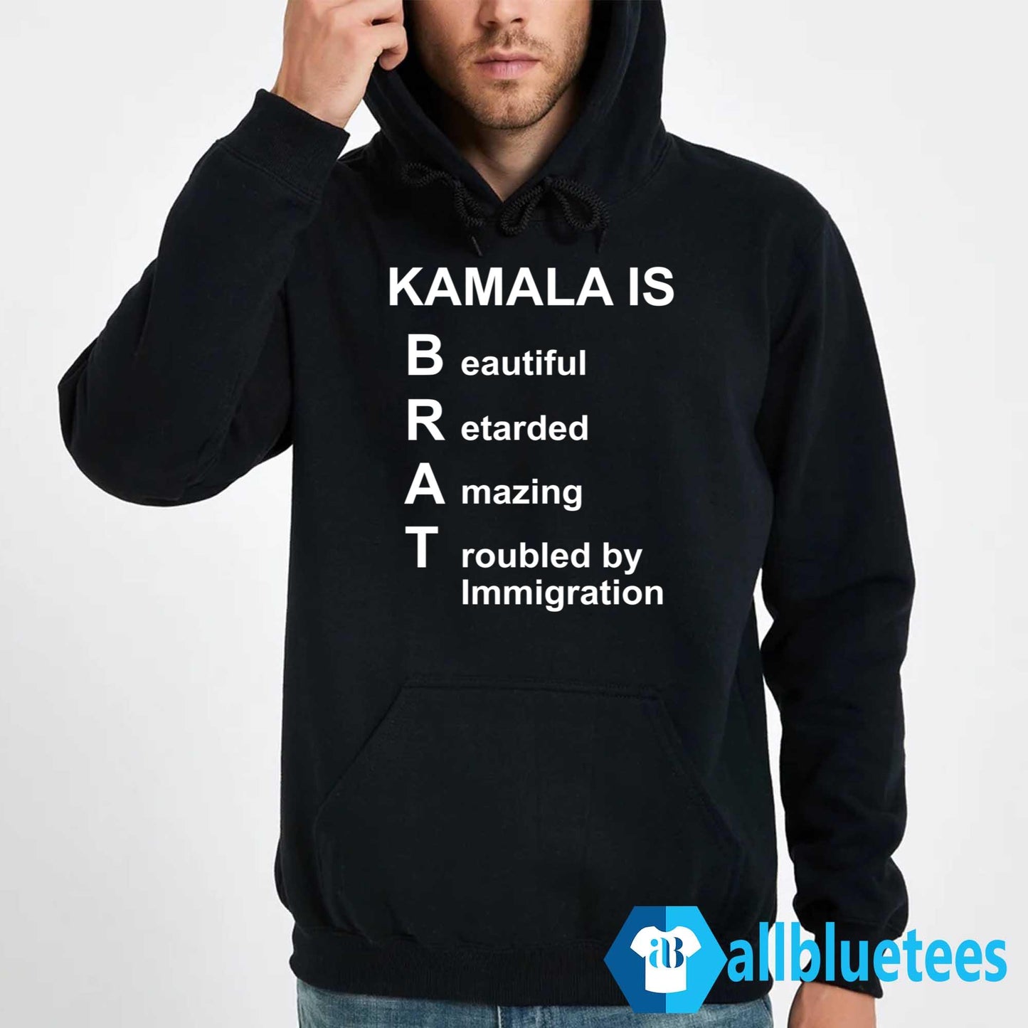 Kamala Is Beautiful Retarded Amazing Troubled By Immigration Shirt