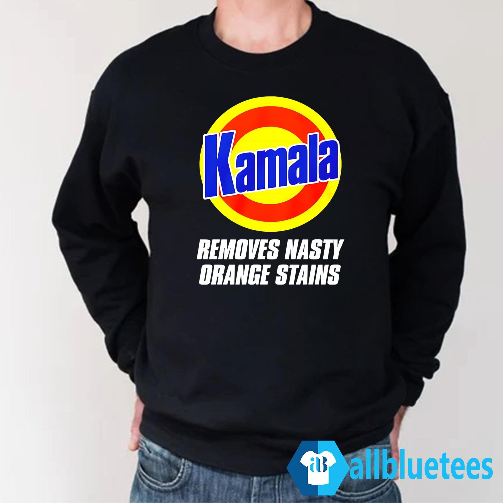 Kamala Removes Nasty Orange Stains Shirt