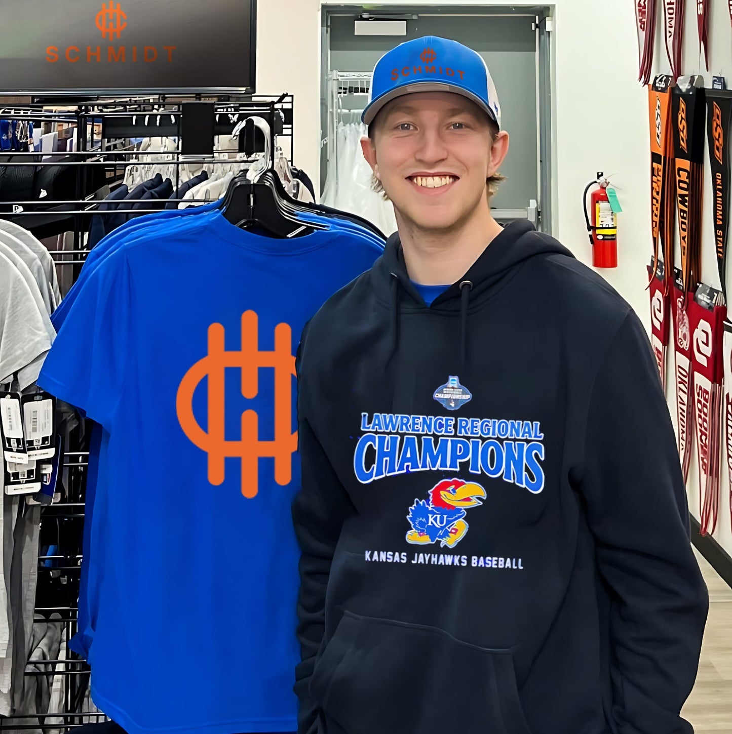 Kansas Baseball Lawrence Regional Champions 2026 shirt
