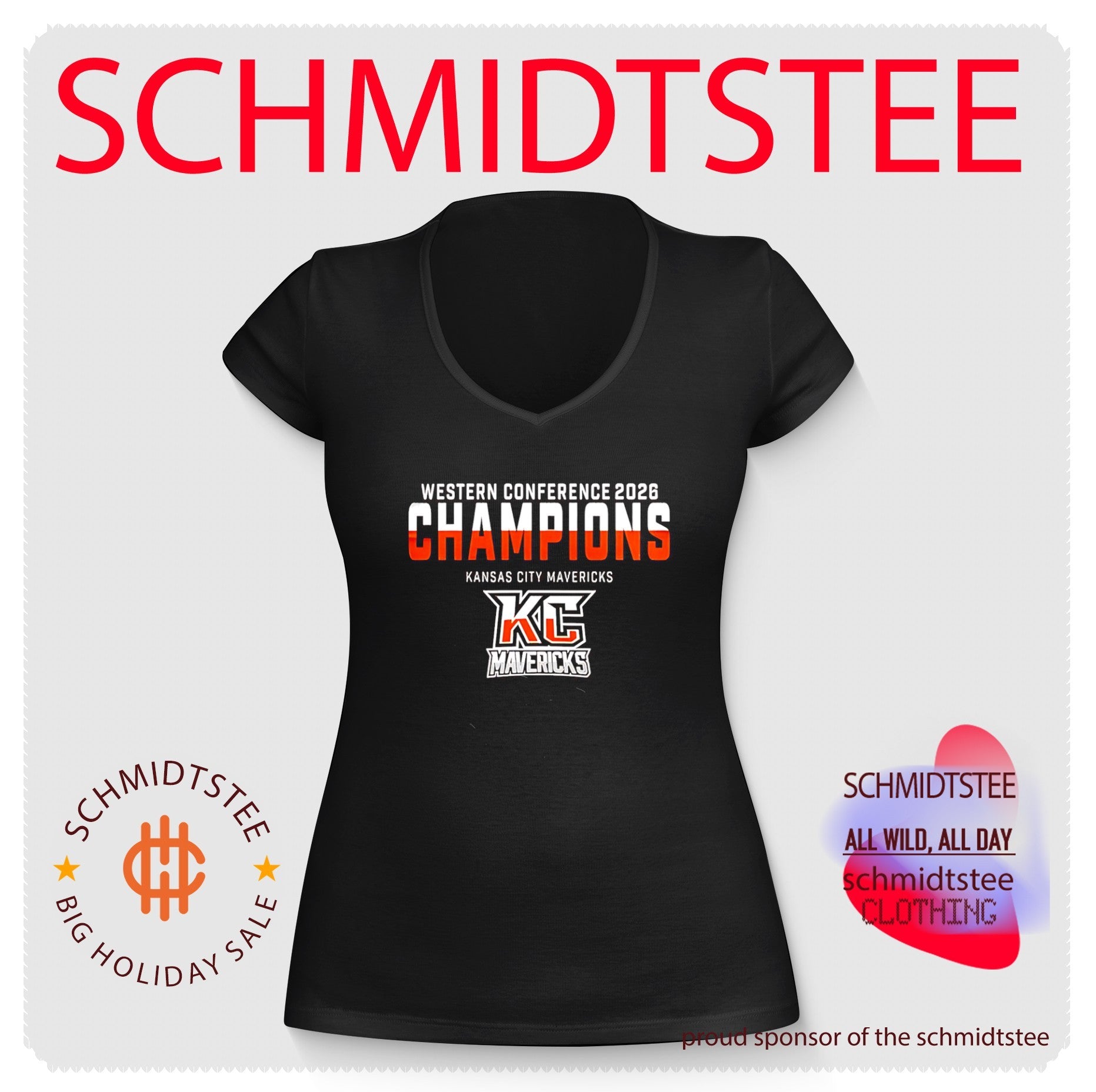 Kansas City Mavericks Western Conference Hockey Champions 202 logo shirt