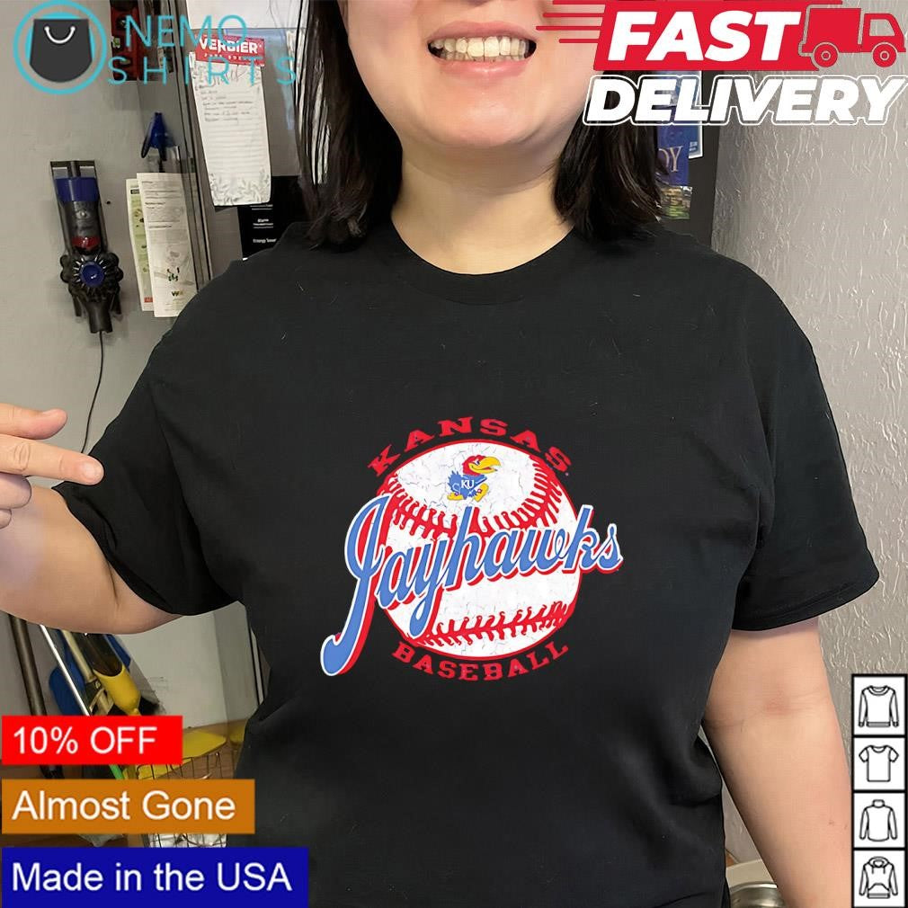 Kansas Jayhawks KU baseball logo shirt