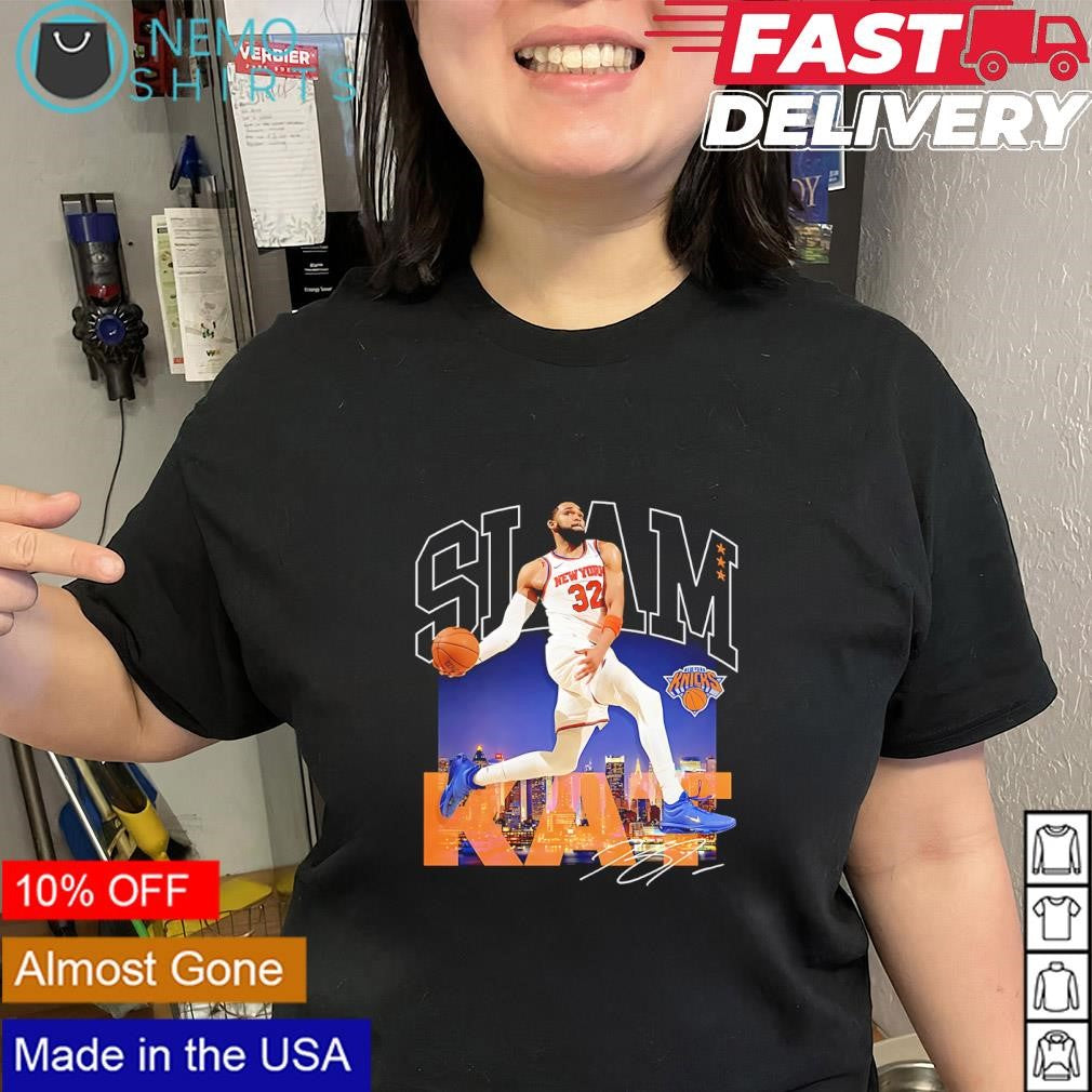 Karl-Anthony Towns KAT Knicks signature highlighting shirt
