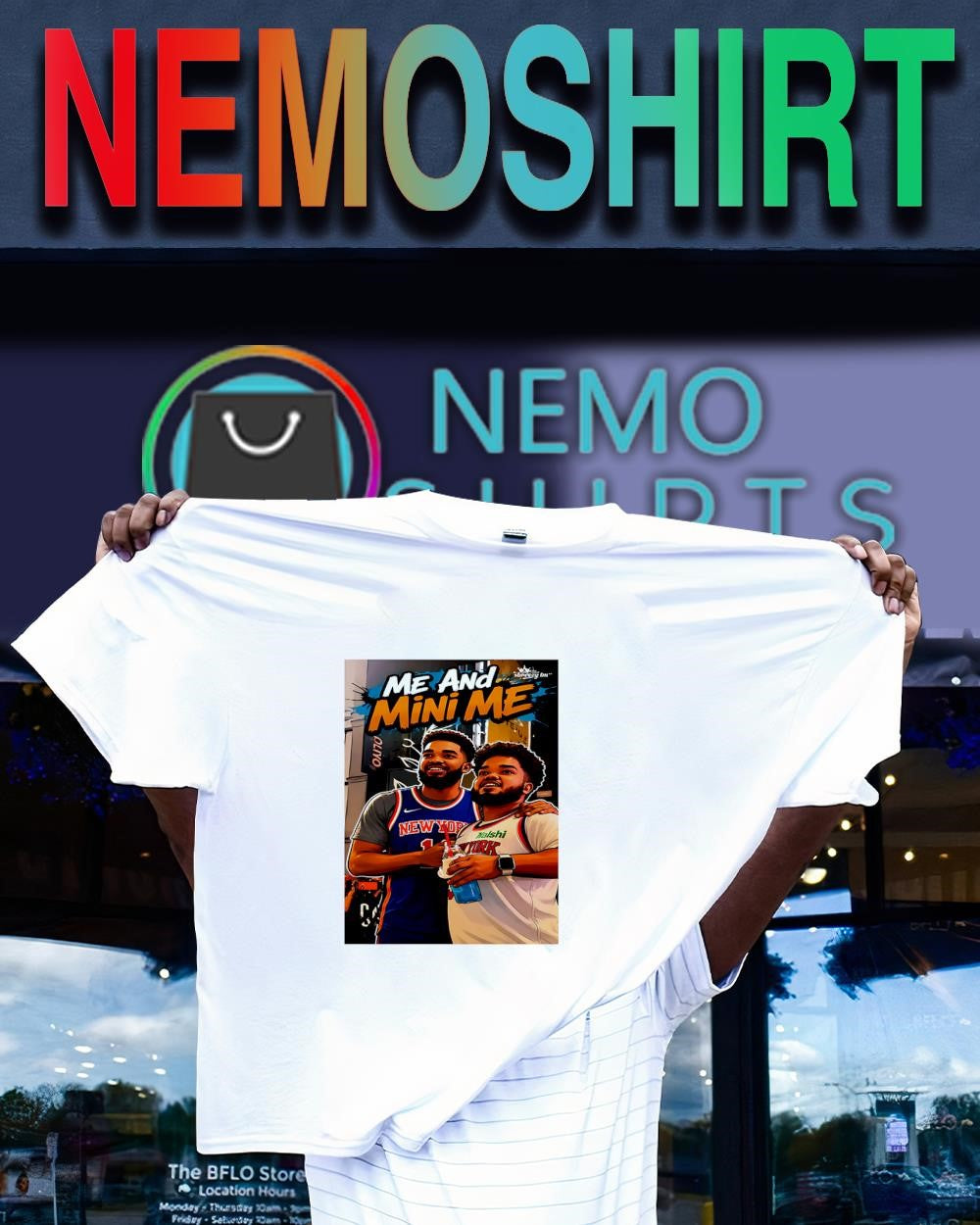 Karl-Anthony Towns NY Knicks me and mini me shirt