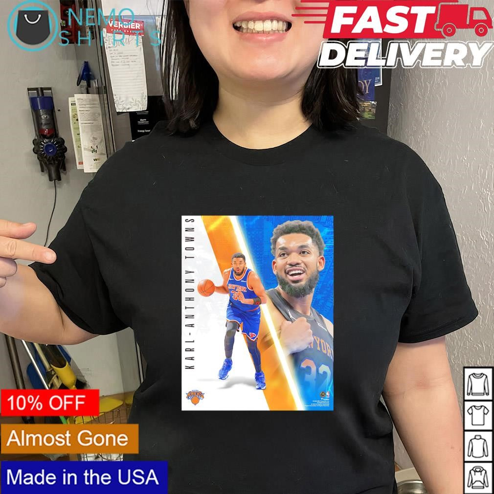 Karl-Anthony Towns New York Knicks Eastern Conference Champs collage shirt