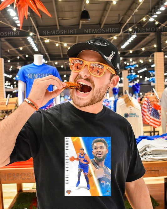 Karl-Anthony Towns New York Knicks Eastern Conference Champs collage shirt