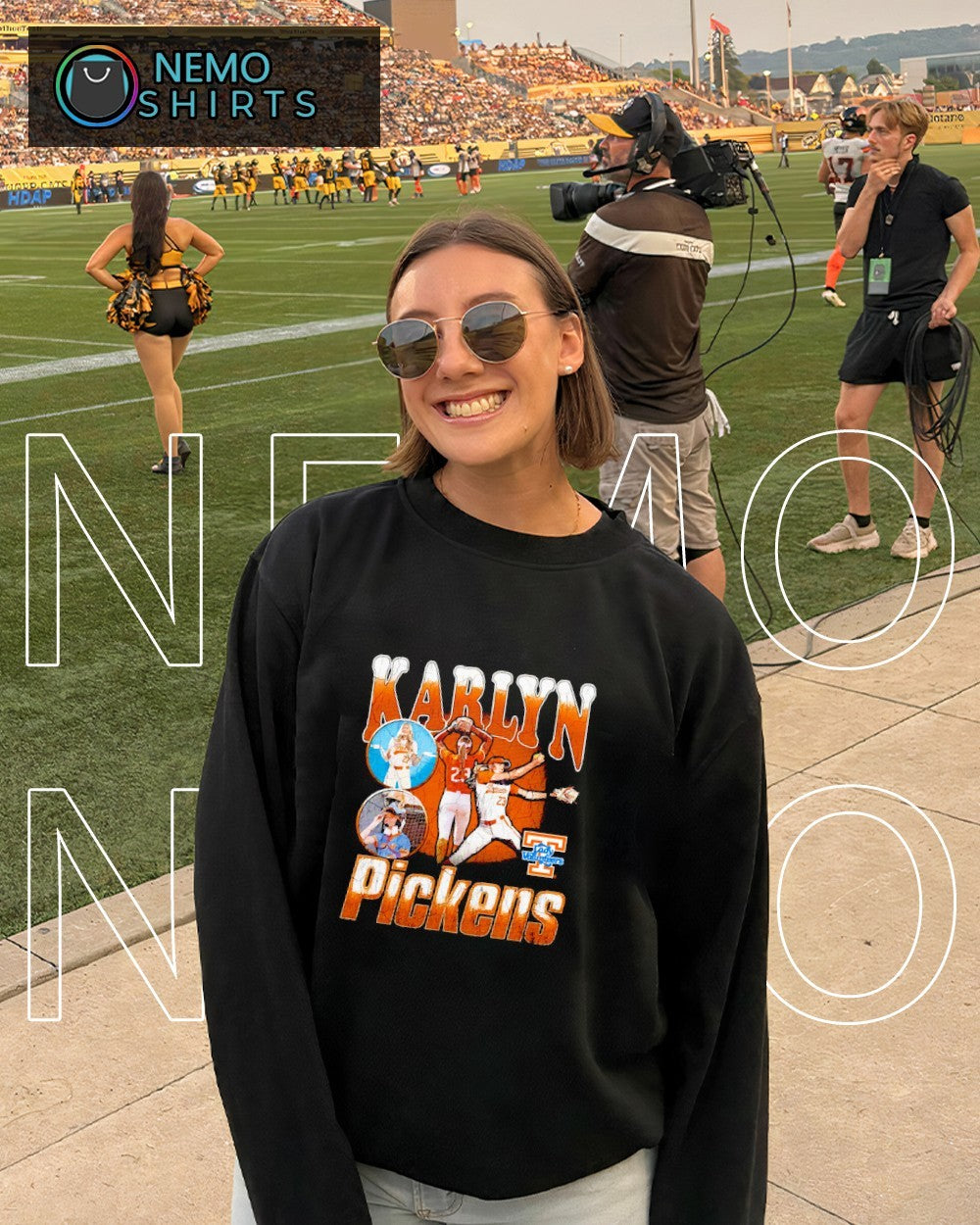 Karlyn Pickens Tennessee Lady Vols retro graphic shirt