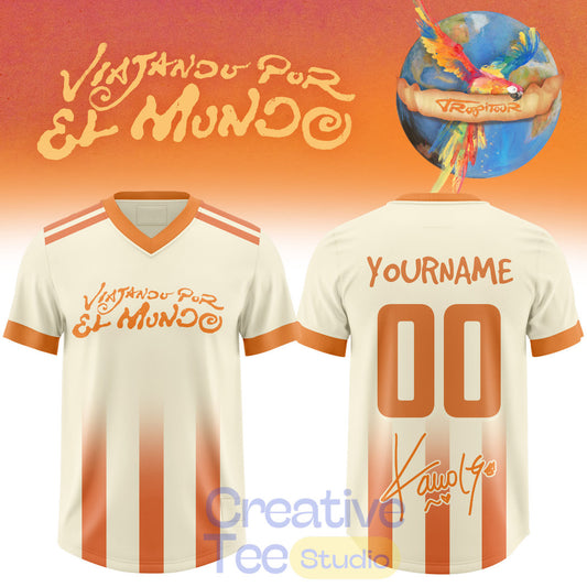 Karol G Viajando Por El Mundo Tropitour 2026 Exclusive Football Jersey