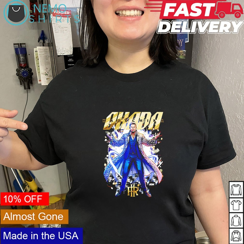 Kazuchika Okada graphic series anime shirt
