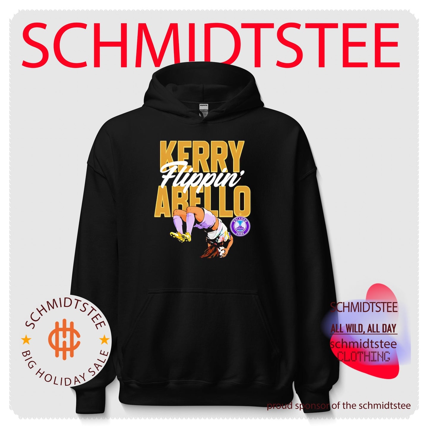 Kerry Abello Orlando Pride NWSL Flippin shirt