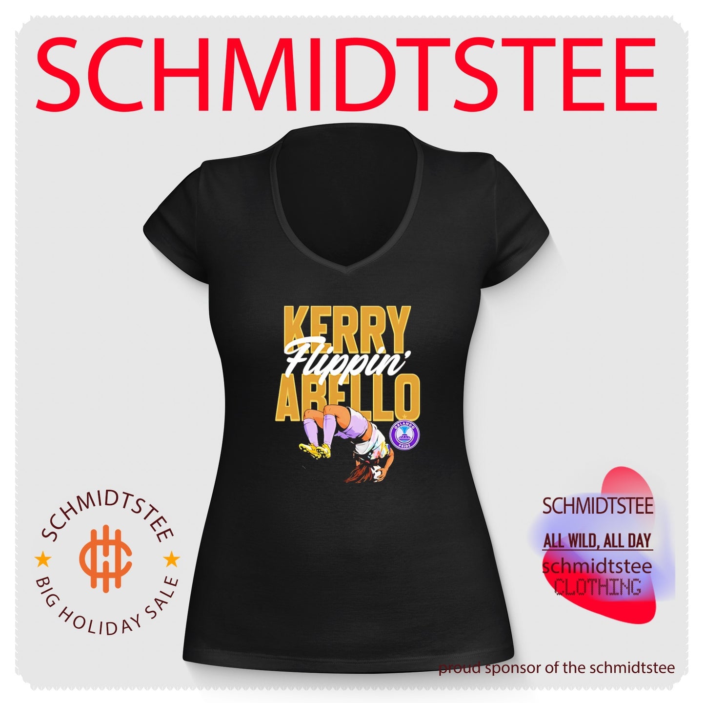 Kerry Abello Orlando Pride NWSL Flippin shirt