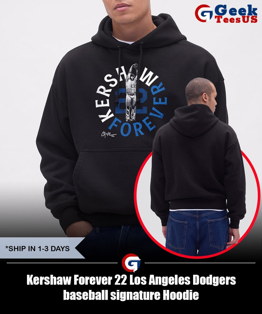 Kershaw Forever 22 Los Angeles Dodgers baseball signature shirt