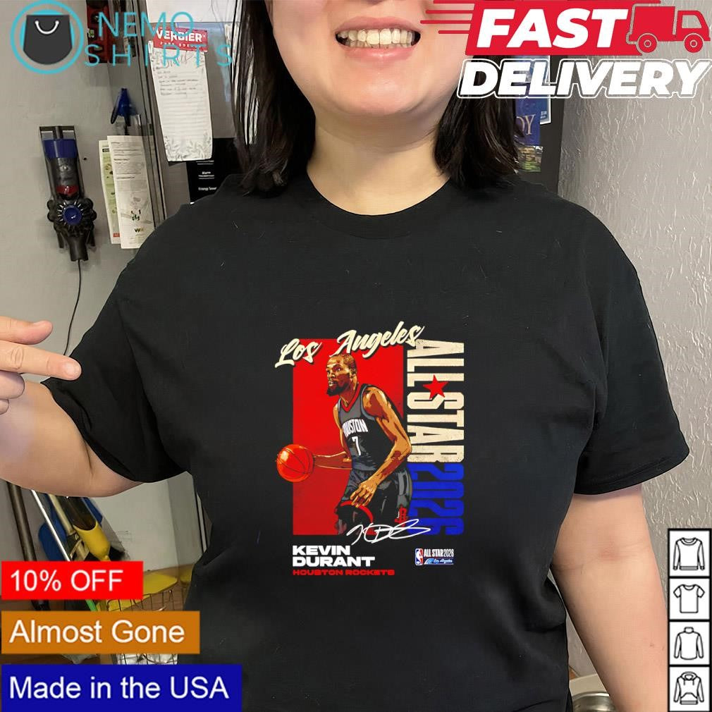 Kevin Durant Houston Rockets 2026 NBA All-Star signature shirt