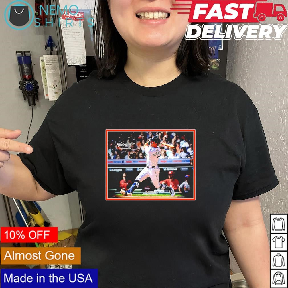 Kevin McGonigle Detroit Tigers 2026 signature player photograph shirt