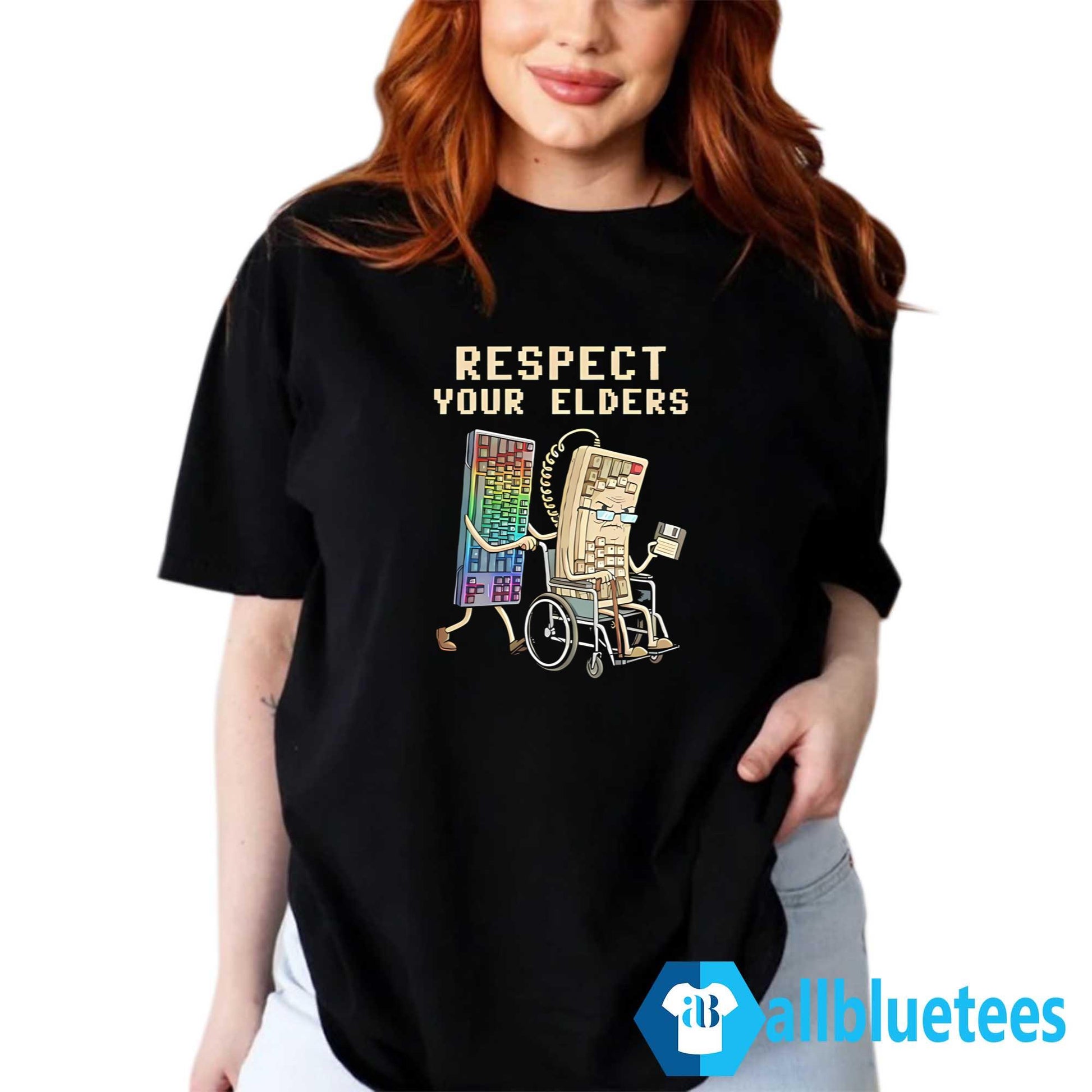 Keyboard Respect Your Elders Shirt