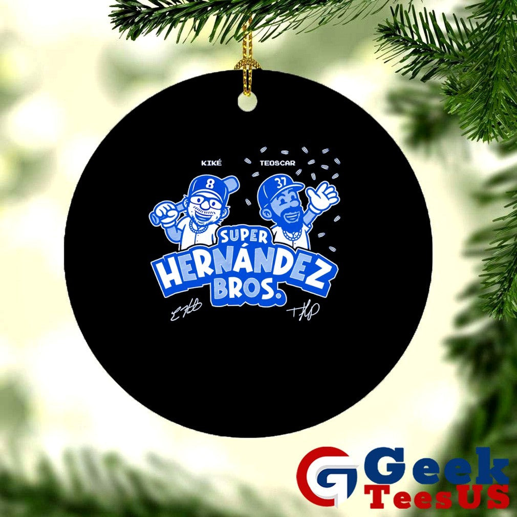 Kike and Teoscar Super Hernández Bros signature shirt