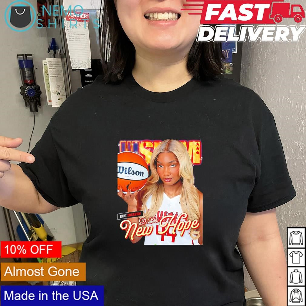 Kiki Iriafen Washington Mystics player D.C.’s New Hope shirt