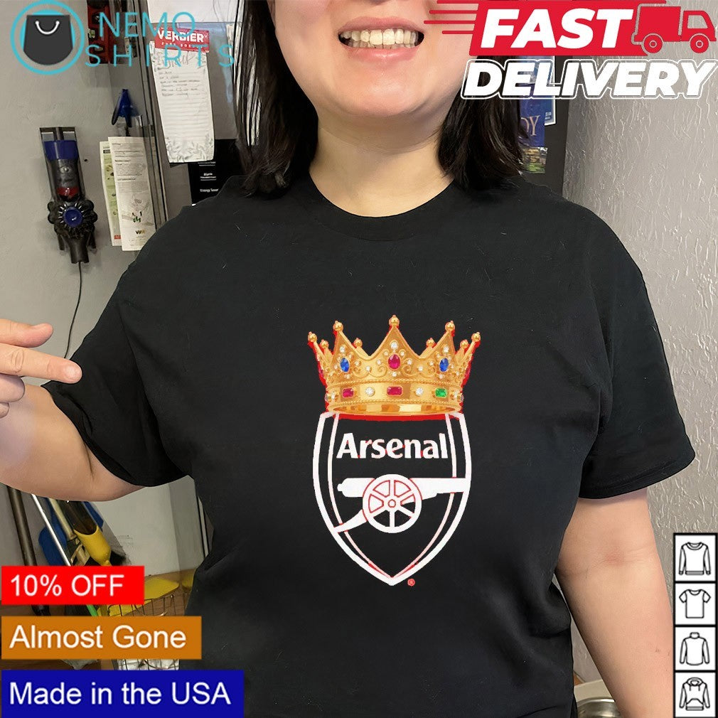 King of England Arsenal 2026 Premier League champions shirt