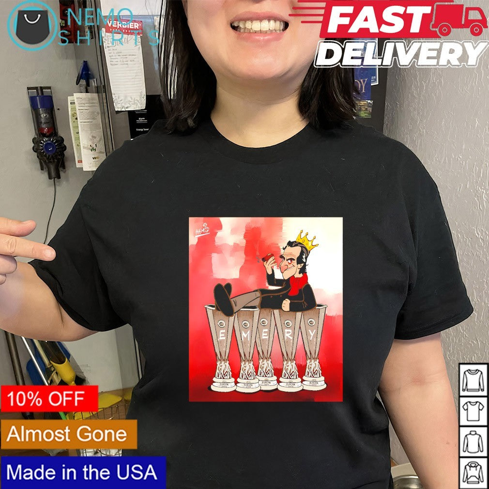 King of the Unai Emery UEFA Europa League shirt