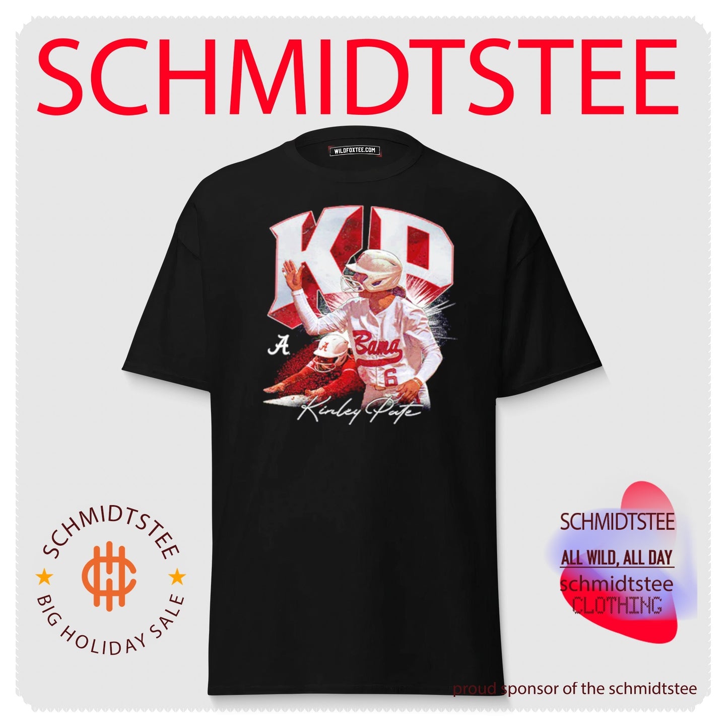 Kinley Pate Alabama Softball NCAA Player Collage shirt