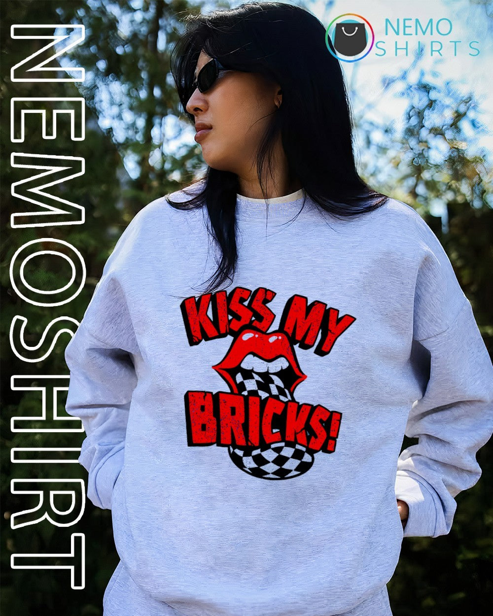 Kiss my bricks Indianapolis Motor Speedway shirt