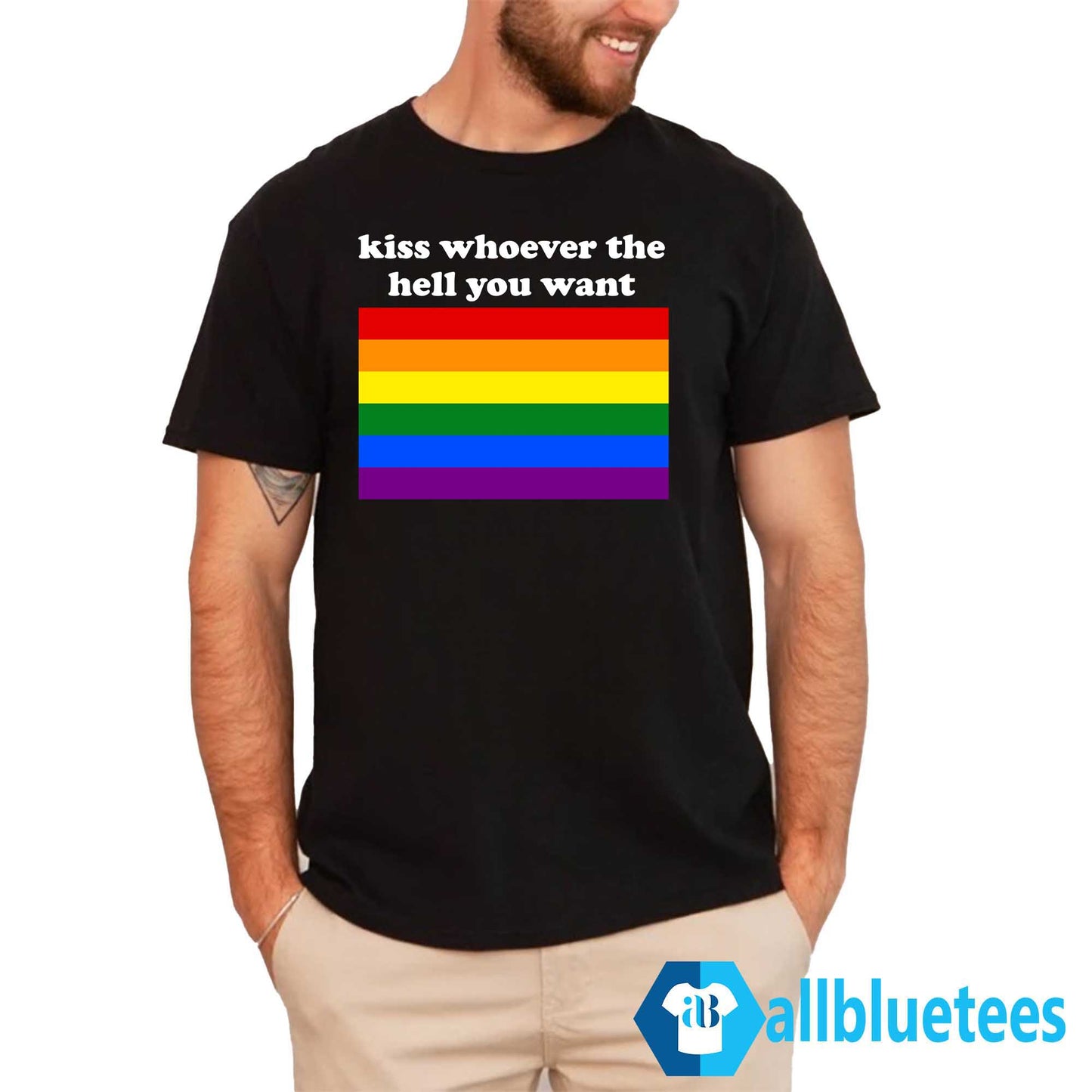 Kiss Whoever The Hell You Want Shirt