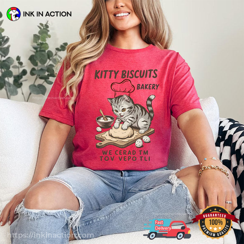Kitty Biscuits Bakery We Cerad Tm Tov Vepo Tli Comfort Colors T-shirt