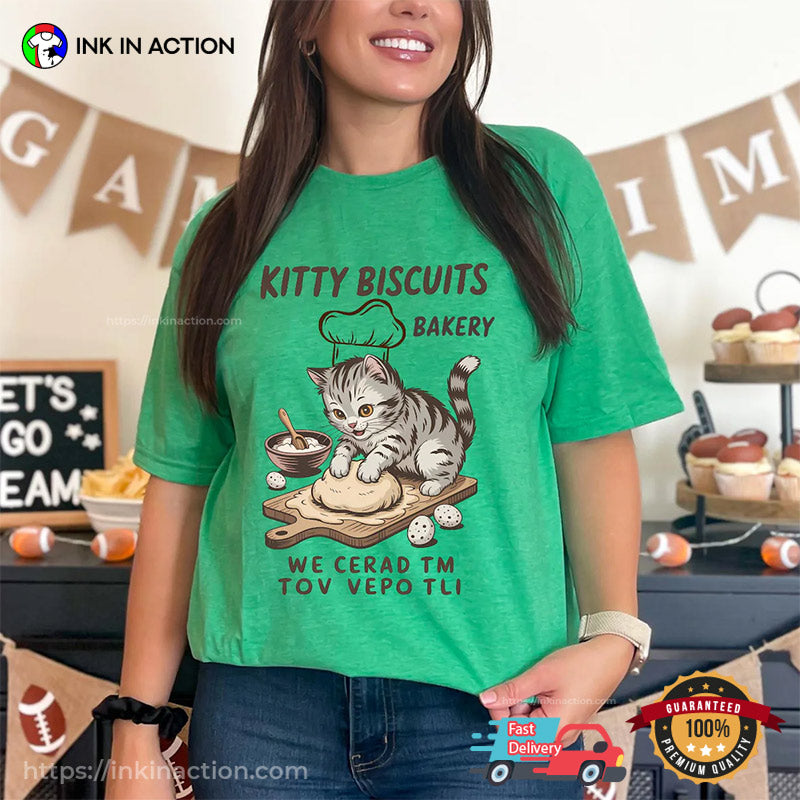 Kitty Biscuits Bakery We Cerad Tm Tov Vepo Tli Comfort Colors T-shirt