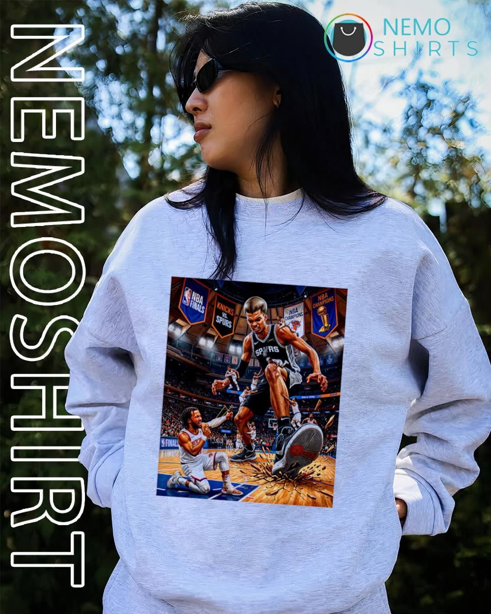 Knicks Game one victory over Spurs 2026 NBA Finals shirt