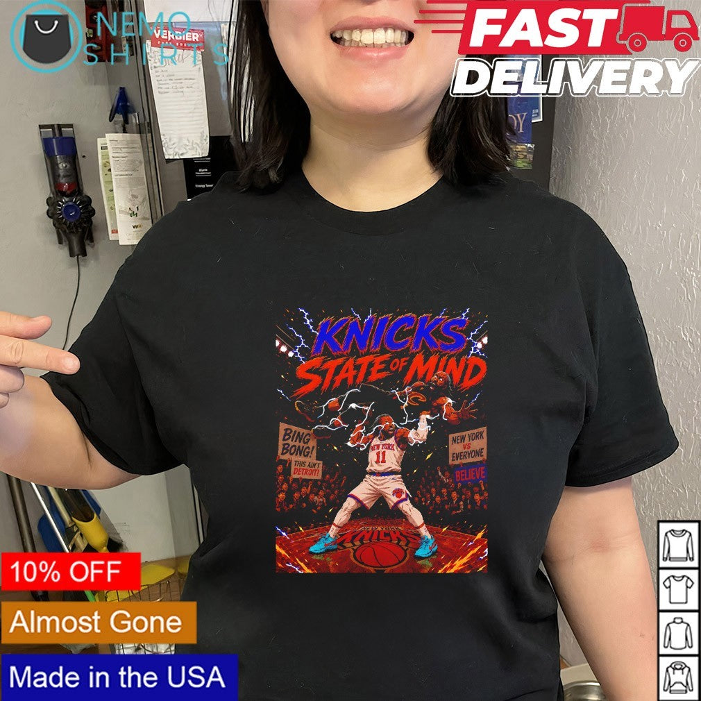 Knicks state of mind New York vs everyone believe shirt